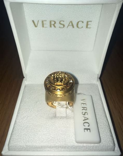 versace pinky ring for sale|Versace wedding ring.